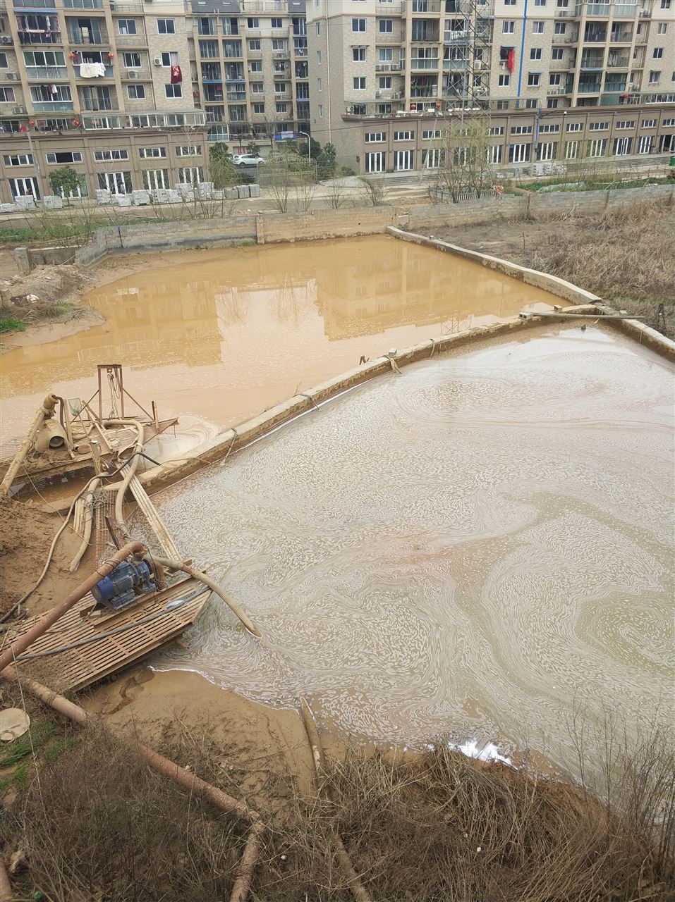 黎母山镇沉淀池淤泥清理-厂区废水池淤泥清淤