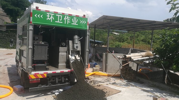 黎母山镇污泥干湿分离技术